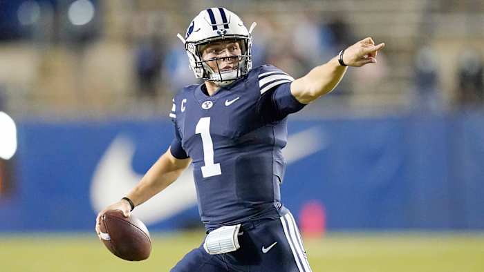 Wilson set a BYU record—formerly held by Steve Young—by completing 73.5% of his passes last season.